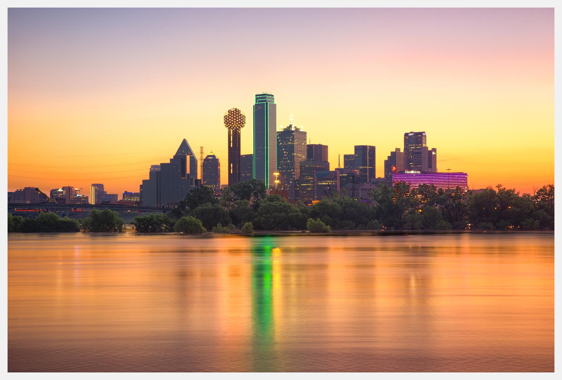 Dallas Skyline at Sunrise